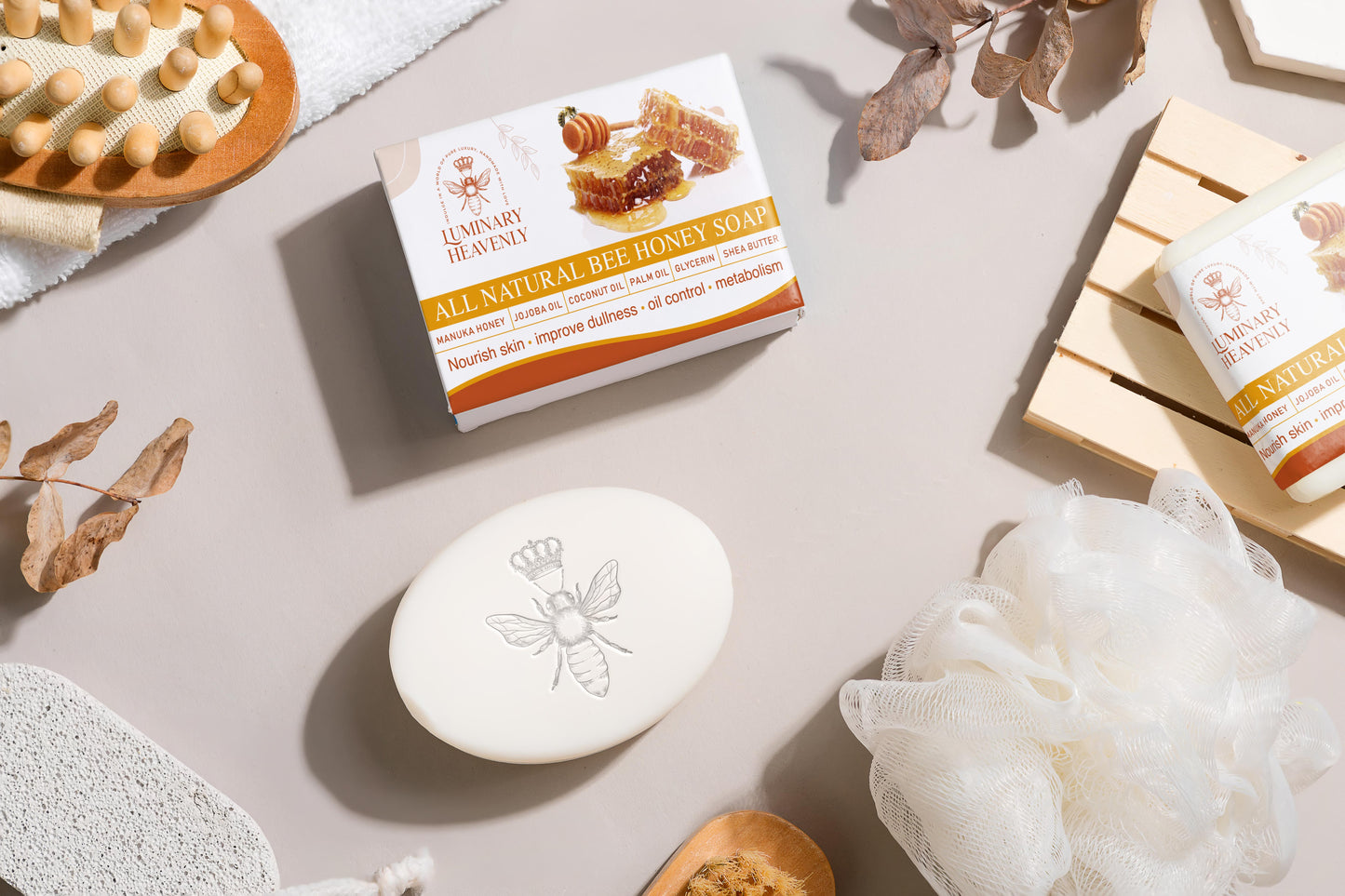 All Natural Bee Honey Soap